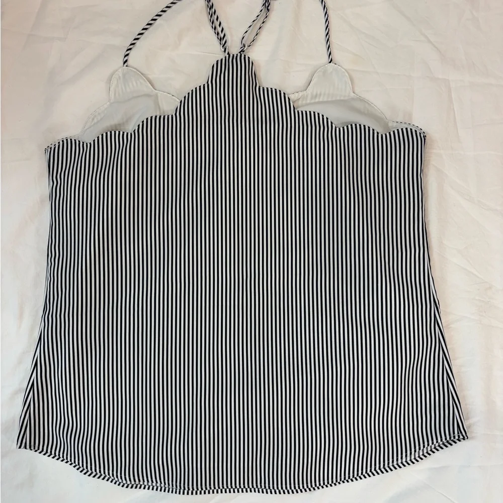 J. Crew Black and White Striped Camisole - Picture 3 of 3